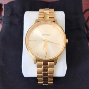Nixon Kensington gold watch